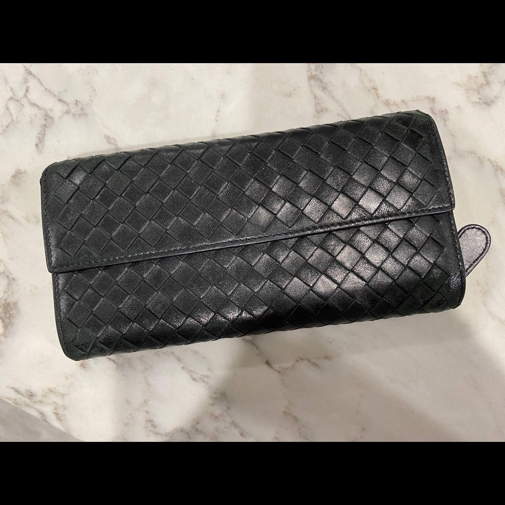 bottega veneta intrecciato continental wallet